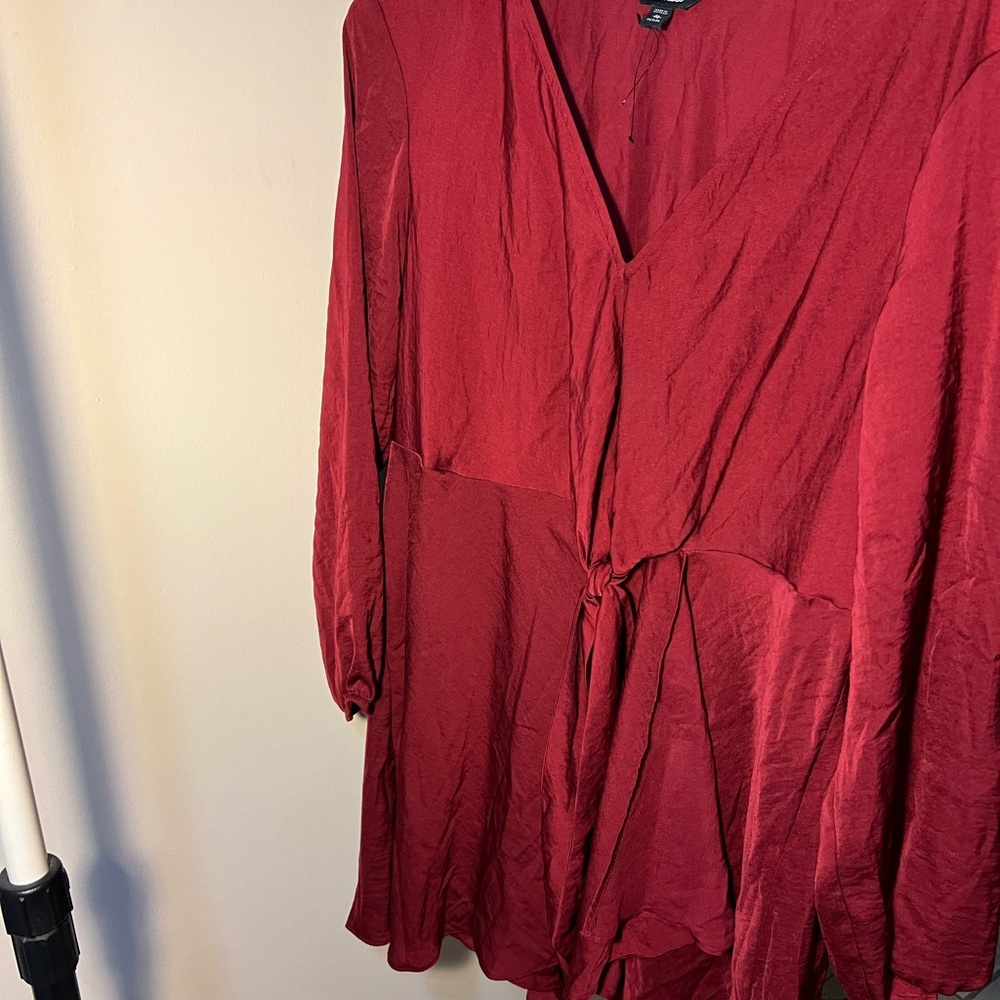 Satin Red dress